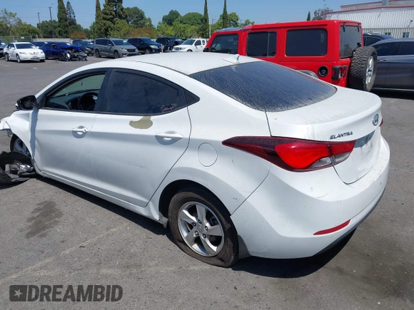 2015 Hyundai Elantra SE z VIN 5NPDH4AE0FH643214, wystawiony jako IAAI lot #42303774 z przebiegiem 72 641 mil mil oraz . Historia ofert i sprzedaży dostępna na DreamBid. Obrazek 3.