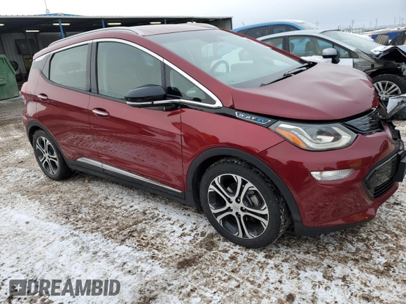 2020 Chevrolet Bolt EV Premier with VIN 1G1FZ6S07L4149480, listed as a Copart auction lot 45552255 with 9,049 mi miles and Salvage title. Bid and sale history available at DreamBid. Image 4.