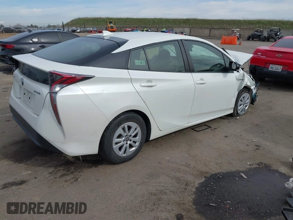 2018 Toyota Prius Two with VIN JTDKBRFU6J3059961, listed as a IAAI auction lot 41560764 with 29,188 mi miles. Bid and sale history available at carsss.com. Image 4.