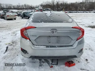 2017 Honda Civic Sedan EX-L with VIN 19XFC1F71HE015752, listed as a Copart auction lot 82538963 with 0 mi miles and Non Repairable. Bid and sale history available at carsss.com. Image 6.