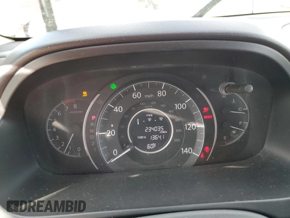 2012 Honda CR-V EX-L with VIN 5J6RM4H7XCL028874, listed as a Copart auction lot 52494475 with 234,035 mi miles and Salvage title. Bid and sale history available at DreamBid. Image 9.