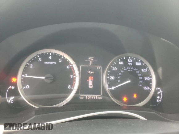 2016 Lexus IS 200t with VIN JTHBA1D29G5011632, listed as a Copart auction lot 74346454 with 104,791 mi miles and Salvage Title. Bid and sale history available at DreamBid. Image 9.
