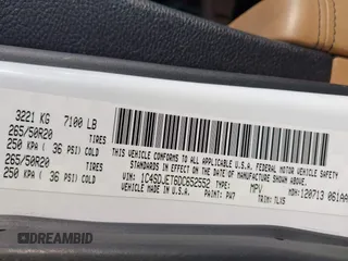 2013 Dodge Durango Citadel with VIN 1C4SDJET6DC652552, listed as a IAAI auction lot 42602746 with 163,602 mi miles and . Bid and sale history available at DreamBid. Image 9.