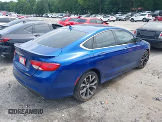 2015 Chrysler 200 C with VIN 1C3CCCCG9FN520292, listed as a IAAI auction lot 38802898 with 188,083 mi miles. Bid and sale history available at carsss.com. Image 4.