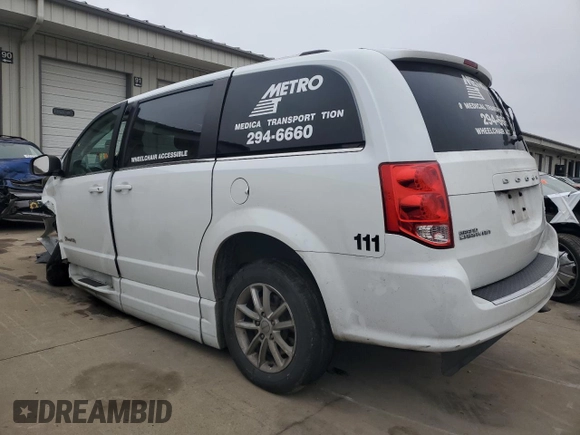2019 Dodge Grand Caravan SXT with VIN 2C7WDGCG5KR584228, listed as a Copart auction lot 88709775 with 150,581 mi miles and Salvage Title. Bid and sale history available at DreamBid. Image 2.