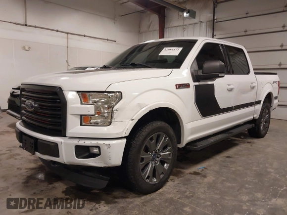 2016 Ford F-150 XLT with VIN 1FTEW1EF8GFD43685, listed as a IAAI auction lot 41984872 with 133,132 mi miles and . Bid and sale history available at carsss.com. Image 19.