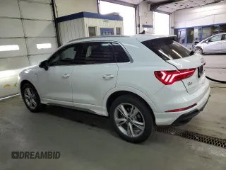 2024 Audi Q3 S line Premium Plus with VIN WA1EECF3XR1205174, listed as a Copart auction lot 88535095 with 1,174 mi miles and Salvage title. Bid and sale history available at DreamBid. Image 2.