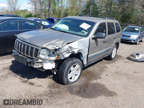 2005 Jeep Grand Cherokee Laredo with VIN 1J4GS48K85C600514, listed as a IAAI auction lot 42038098 with 274,938 mi miles and . Bid and sale history available at DreamBid. Image 2.