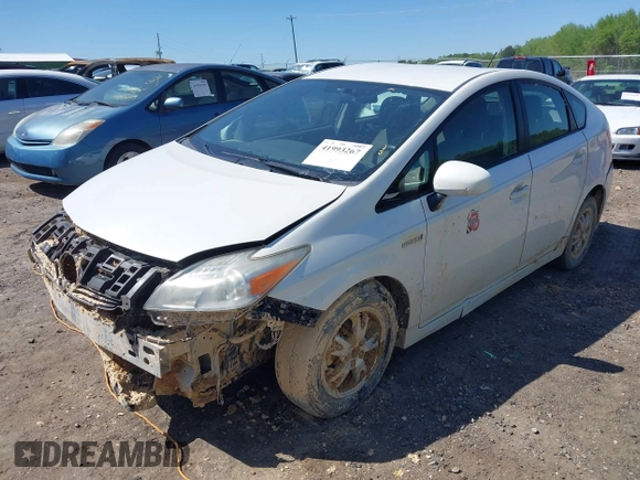 2011 Toyota Prius I with VIN JTDKN3DU8B5364553, listed as a IAAI auction lot 41993267 with 207,298 mi miles and . Bid and sale history available at DreamBid. Image 17.