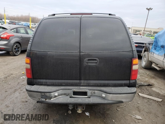 2001 Chevrolet Suburban LS with VIN 3GNFK16TX1G212288, listed as a Copart auction lot 43882585 with 312,730 mi miles and Salvage Title. Bid and sale history available at carsss.com. Image 6.