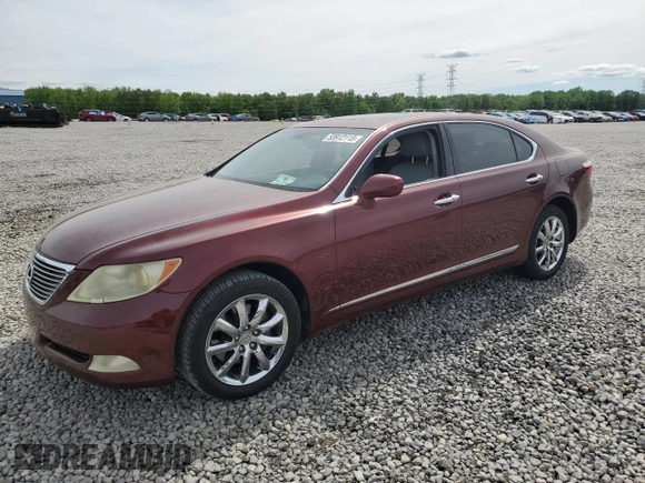 2007 Lexus LS 460 L with VIN JTHGL46F375014799, listed as a Copart auction lot 53912115 with 150,120 mi miles and Salvage title. Bid and sale history available at DreamBid. Image 1.