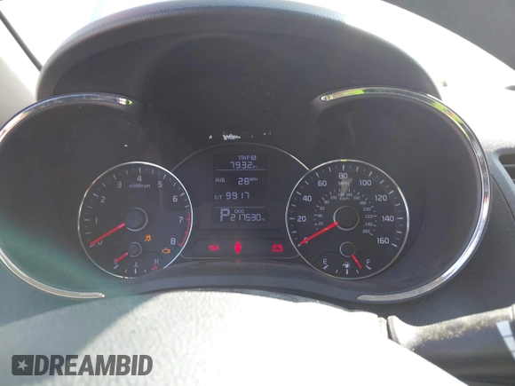 2015 Kia Forte LX with VIN KNAFK4A67F5340351, listed as a IAAI auction lot 41982078 with 217,530 mi miles. Bid and sale history available at carsss.com. Image 7.
