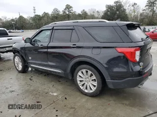 2023 Ford Explorer King Ranch with VIN 1FM5K7LC9PGB90571, listed as a Copart auction lot 47583725 with 34,409 mi miles and Salvage Title. Bid and sale history available at carsss.com. Image 2.