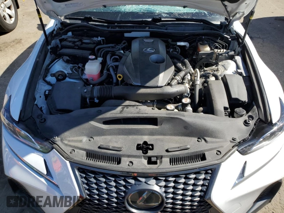 2020 Lexus IS 300 F Sport z VIN JTHGA1D29L5105574, wystawiony jako Copart lot #45954355 z przebiegiem 99 602 mil mil oraz Szkoda całkowita • Salvage title. Historia ofert i sprzedaży dostępna na DreamBid. Obrazek 11.