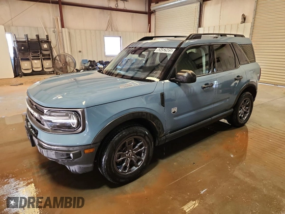 2021 Ford Bronco Sport Big Bend with VIN 3FMCR9B6XMRA95614, listed as a Copart auction lot 65452685 with 94,525 mi miles and Clean title. Bid and sale history available at DreamBid. Image 1.