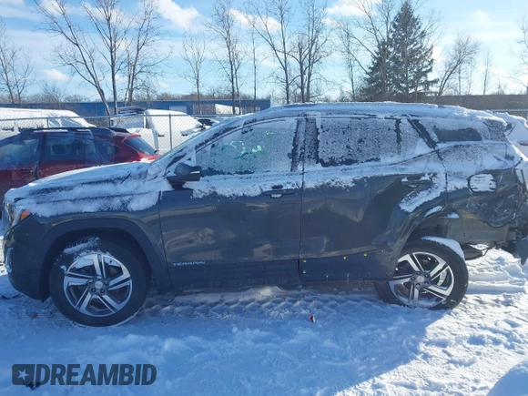 2021 GMC Terrain SLT with VIN 3GKALVEV8ML374592, listed as a IAAI auction lot 41582701 with 49,038 mi miles and . Bid and sale history available at carsss.com. Image 14.
