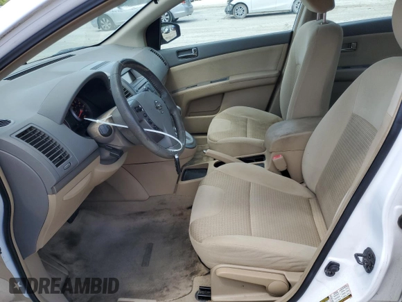 2008 Nissan Sentra S with VIN 3N1AB61E08L724171, listed as a Copart auction lot 54518515 with 166,729 mi miles and Clean Title. Bid and sale history available at DreamBid. Image 7.