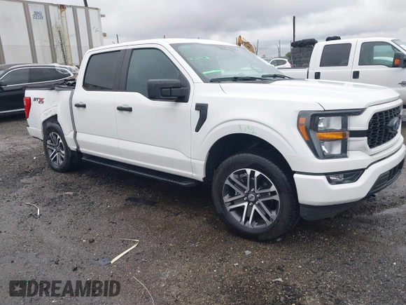 2023 Ford F-150 XL with VIN 1FTEW1EP5PFB87582, listed as a IAAI auction lot 42254015 with 10,476 mi miles and . Bid and sale history available at DreamBid. Image 1.
