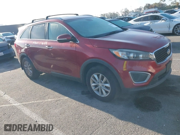 2017 Kia Sorento LX with VIN 5XYPG4A37HG220672, listed as a IAAI auction lot 41949310 with 196,269 mi miles. Bid and sale history available at carsss.com. Image 1.