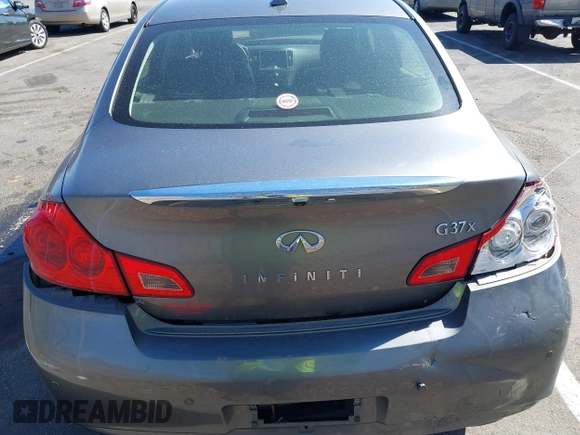 2012 Infiniti G37 x with VIN JN1CV6ARXCM671271, listed as a IAAI auction lot 41750450 with 196,004 mi miles and . Bid and sale history available at carsss.com. Image 16.