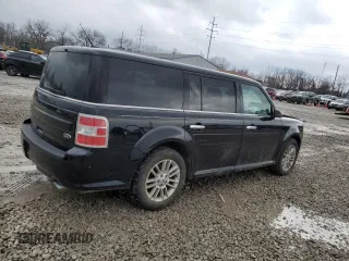 2017 Ford Flex SEL with VIN 2FMGK5C8XHBA03906, listed as a Copart auction lot 45334675 with 123,746 mi miles and Salvage Title. Bid and sale history available at carsss.com. Image 3.