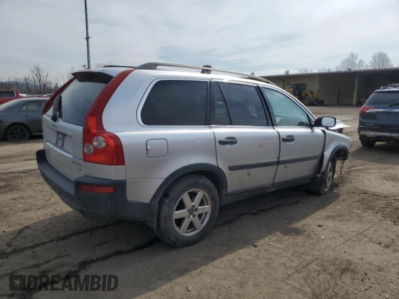 2004 Volvo XC90 with VIN YV1CZ59H541131198, listed as a Copart auction lot 47843395 with 108,806 mi miles and Salvage Title. Bid and sale history available at carsss.com. Image 3.