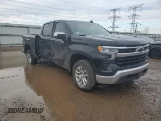 2023 Chevrolet Silverado 1500 LT with VIN 2GCUDDED9P1138448, listed as a Copart auction lot 43233205 with 38,351 mi miles and Salvage Title. Bid and sale history available at carsss.com. Image 4.