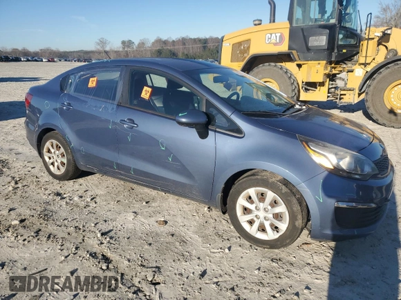 2016 Kia Rio LX with VIN KNADM4A32G6645016, listed as a Copart auction lot 86281424 with 119,384 mi miles and Salvage Title. Bid and sale history available at carsss.com. Image 4.