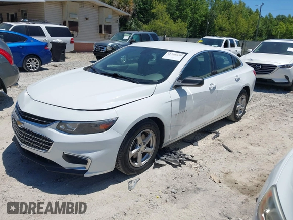 2016 Chevrolet Malibu LS with VIN 1G1ZB5ST7GF336265, listed as a IAAI auction lot 42330834 with 125,383 mi miles and . Bid and sale history available at DreamBid. Image 2.