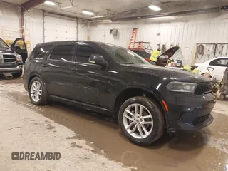2021 Dodge Durango GT z VIN 1C4RDJDG7MC627159, wystawiony jako IAAI lot #41427726 z przebiegiem 98 658 mil mil oraz . Historia ofert i sprzedaży dostępna na DreamBid. Obrazek 1.