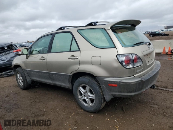 2003 Lexus RX 300 z VIN JTJHF10U530309619, wystawiony jako Copart lot #47728565 z przebiegiem 153 357 mil mil oraz Szkody całkowita. Historia ofert i sprzedaży dostępna na DreamBid. Obrazek 2.