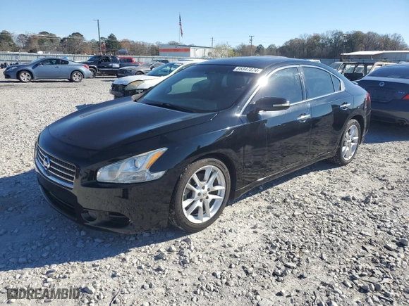 2009 Nissan Maxima 3.5 SV with VIN 1N4AA51E39C835942, listed as a Copart auction lot 86347874 with 199,104 mi miles and Salvage Title. Bid and sale history available at carsss.com. Image 1.