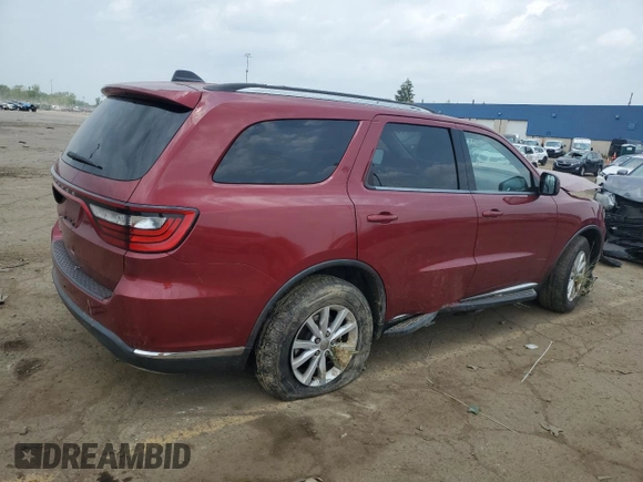 2015 Dodge Durango SXT with VIN 1C4RDJAG0FC120787, listed as a Copart auction lot 59395095 with 125,223 mi miles and Salvage title. Bid and sale history available at DreamBid. Image 3.