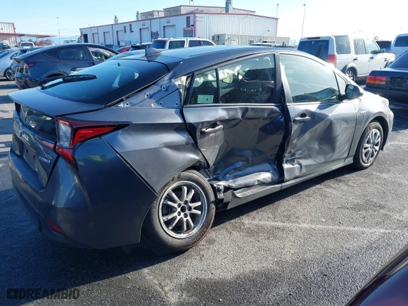 2019 Toyota Prius L Eco with VIN JTDKARFU8K3099401, listed as a IAAI auction lot 41939253 with 47,760 mi miles. Bid and sale history available at carsss.com. Image 4.