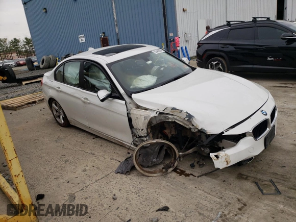 2013 BMW 3 Series 328i xDrive with VIN WBA3B5G59DNS04579, listed as a Copart auction lot 50445404 with 115,404 mi miles and Salvage title. Bid and sale history available at DreamBid. Image 4.