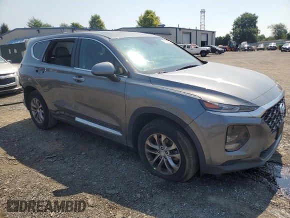 2019 Hyundai Santa Fe SE with VIN 5NMS23AD4KH033124, listed as a Copart auction lot 63225414 with 77,210 mi miles and Non Repairable. Bid and sale history available at carsss.com. Image 4.