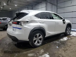 2017 Lexus NX 300h with VIN JTJBJRBZ6H2065065, listed as a Copart auction lot 88022715 with 169,450 mi miles and Salvage Title. Bid and sale history available at DreamBid. Image 3.