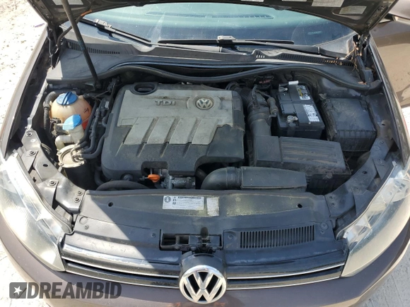 2012 Volkswagen Jetta TDI with VIN 3VWPL7AJ6CM630805, listed as a Copart auction lot 54571995 with 177,302 mi miles and Clean title. Bid and sale history available at DreamBid. Image 12.
