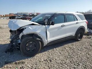 2023 Ford Police Interceptor Utility z VIN 1FM5K8AB9PGA20047, wystawiony jako Copart lot #53585385 z przebiegiem 98 160 mil mil oraz Szkody całkowita. Historia ofert i sprzedaży dostępna na DreamBid. Obrazek 1.