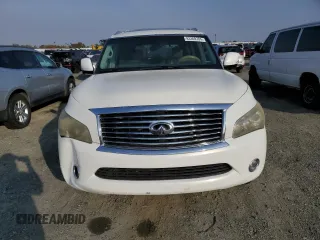 2011 Infiniti QX56 7-passenger with VIN JN8AZ2NF6B9502503, listed as a Copart auction lot 83369704 with Not provided miles and Salvage title. Bid and sale history available at DreamBid. Image 5.