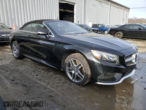 2017 Mercedes-Benz S 550 with VIN WDDXK8CB9HA025415, listed as a Copart auction lot 85521994 with 52,996 mi miles and Salvage Title. Bid and sale history available at DreamBid. Image 4.