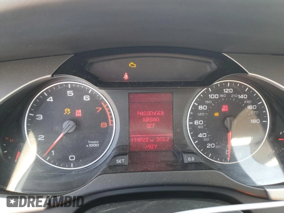 2011 Audi A4 2.0T Premium Plus with VIN WAUHFAFL3BN011358, listed as a Copart auction lot 69081014 with 174,022 mi miles and Salvage Title. Bid and sale history available at carsss.com. Image 9.