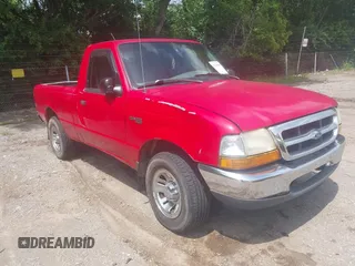 1999 Ford Ranger XL with VIN 1FTYR10V1XPA80601, listed as a IAAI auction lot 42790587 with 155,441 mi miles and . Bid and sale history available at DreamBid. Image 1.