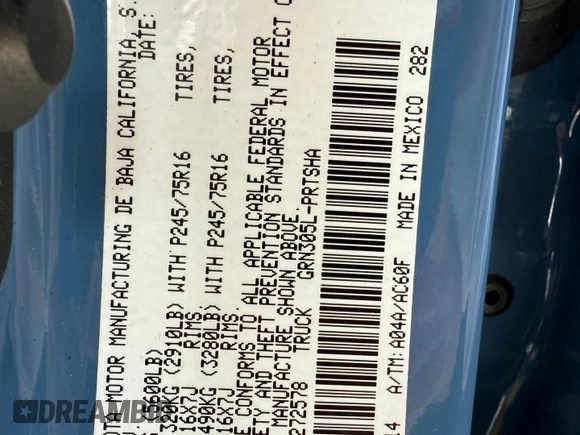 2019 Toyota Tacoma SR with VIN 3TMCZ5AN8KM272578, listed as a Copart auction lot 63283405 with 79,569 mi miles and Clean title. Bid and sale history available at DreamBid. Image 10.