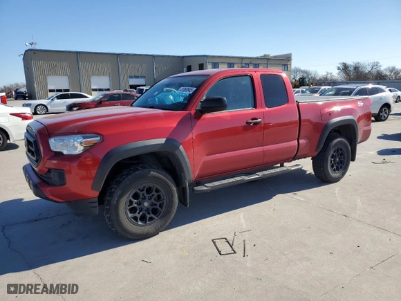 2021 Toyota Tacoma 4WD SR with VIN 3TYSZ5AN4MT035363, listed as a Copart auction lot 41880845 with 86,989 mi miles and Salvage Title. Bid and sale history available at carsss.com. Image 1.