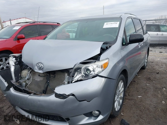 2013 Toyota Sienna XLE with VIN 5TDDK3DC7DS056599, listed as a IAAI auction lot 41736510 with 120,230 mi miles and . Bid and sale history available at DreamBid. Image 17.