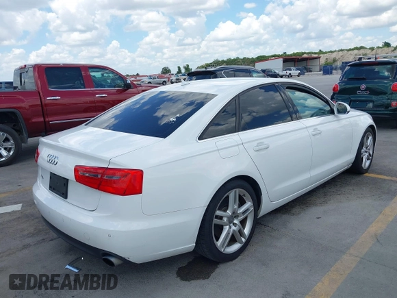 2014 Audi A6 Premium Plus with VIN WAUDFAFC6EN098448, listed as a IAAI auction lot 42579526 with 94,189 mi miles and . Bid and sale history available at DreamBid. Image 4.