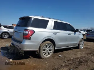 2019 Ford Expedition Platinum with VIN 1FMJU1MT8KEA88753, listed as a Copart auction lot 49812625 with 20,718 mi miles and Salvage Title. Bid and sale history available at carsss.com. Image 3.