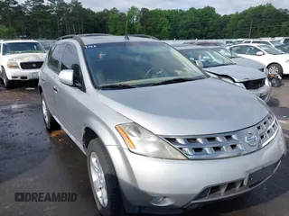 2005 Nissan Murano SL z VIN JN8AZ08T05W331887, wystawiony jako IAAI lot #42284272 z przebiegiem 176 788 mil mil oraz . Historia ofert i sprzedaży dostępna na DreamBid. Obrazek 1.