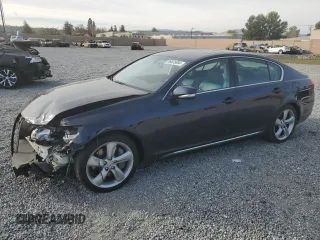 2009 Lexus GS 350 with VIN JTHBE96S790044466, listed as a Copart auction lot 86635894 with 122,669 mi miles and Salvage Title. Bid and sale history available at carsss.com. Image 1.